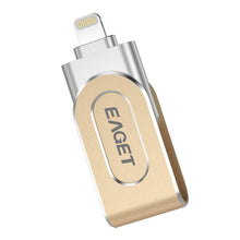 EAGET i80 64GB USB 3.0 Stylish Rotation Metal 8 Pin USB OTG Expansion U Disk for iPhone / iPad